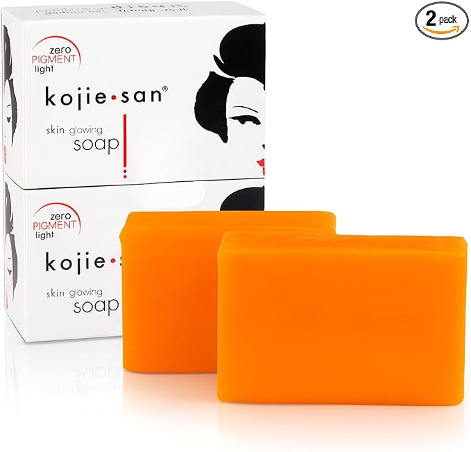 Kojie San Skin Lightening Kojic Acid Soap 135g, 2 Pack by Kojie San