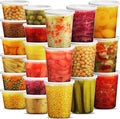 JoyServe Deli Food Containers with 54 Lids - (48 Sets) 24-946ml Quart Size & 24-473ml Pint Size Meal Prep Containers Reusable Airtight, Food Storage Containers, BPA-Free, Dishwasher, Microwave Safe