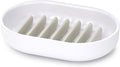 Joseph Joseph Duo Quick-drain Soap Dish holder with removable drying rack, White