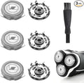 3 Pack Replacement Shaver Heads for Philips, Compatible with Series 1000, 2000, 3000, Replacement Blades for Philips with Cleaning Brush, Compatible with Phillips Series AT8xx, AT7xx, PT7xx