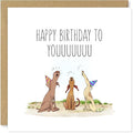 Funny Happy Birthday Dog Card For Women