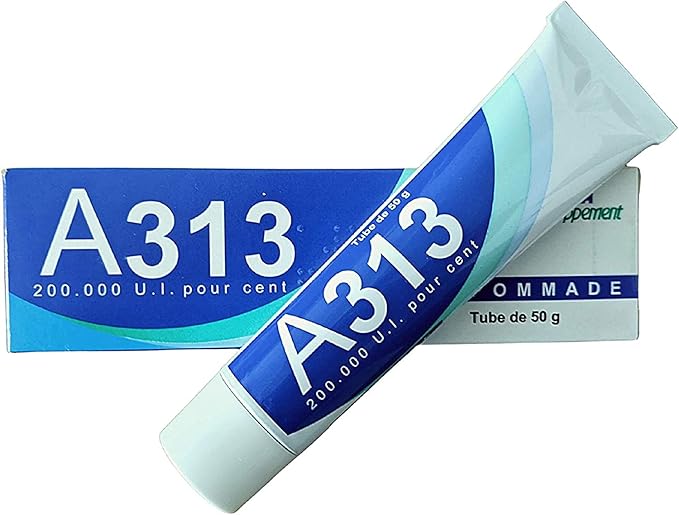 A313 Vitamin A (Retinoids) Lightweight Face Cream for Anti-Aging, Reduce Wrinkles, Prevents Acne Breakouts, and Hyperpigmentation - Skincare for Smooth, Radiant Skin - 50g Cream