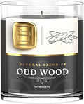 Large Oud Candle - Candle Gift for Women & Men with Lid - (280g/60hr) Long Burn Time with Oud, Rose, Bamboo & Eucalyptus - Organic & Vegan Scented - Relaxation, Aromatherapy & Wellness[Energy Class A]