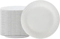 1ABOVE 100 Pack of 9-inch Disposable Paper Plates, 18cm White Paper Plates Perfect for Everyday use, Ideal for BBQ's, Parties and Events.
