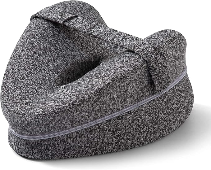 Knee Pillow, Memory Foam Wedge Pillow Knee Pillow for Sleeping on Side, Leg Pain, Knees Pain, Joints Pain & Pregnancy Bed Leg Cushion for Side Sleepers