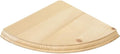 Anika Living Wooden Floating Corner Shelves / 2 Sizes/Easy To Assemble Wall Mounted Shelf/Ready To Paint, Stain Or Varnish/Fixtures Included (19cm x 19cm)