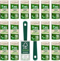 Today Eco - Lint Rollers 95% Recycled 16 Rolls + 2 Handles + Cover. Post-Consume Plastic Lint Remover for cat and Dog Hair, Extra Sticky pet Hair Remover