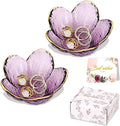 Gifts For Women Trinket Dish Unique Birthday New Home Gifts For Women Her Jewellery Tray Cute Room Decor Aesthetic Bedroom Accessories Ring Dish Holders Small Friendship Christmas Gifts(2 pcs)