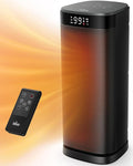 iDOO Electric Heater, 5 Modes, 2000W Energy Efficient Space Room Heater with ECO, Thermostat, 24H Timer, Remote PTC Ceramic Heaters, Overheat & Tip Over Protection, Quiet and Portable for Indoor Use