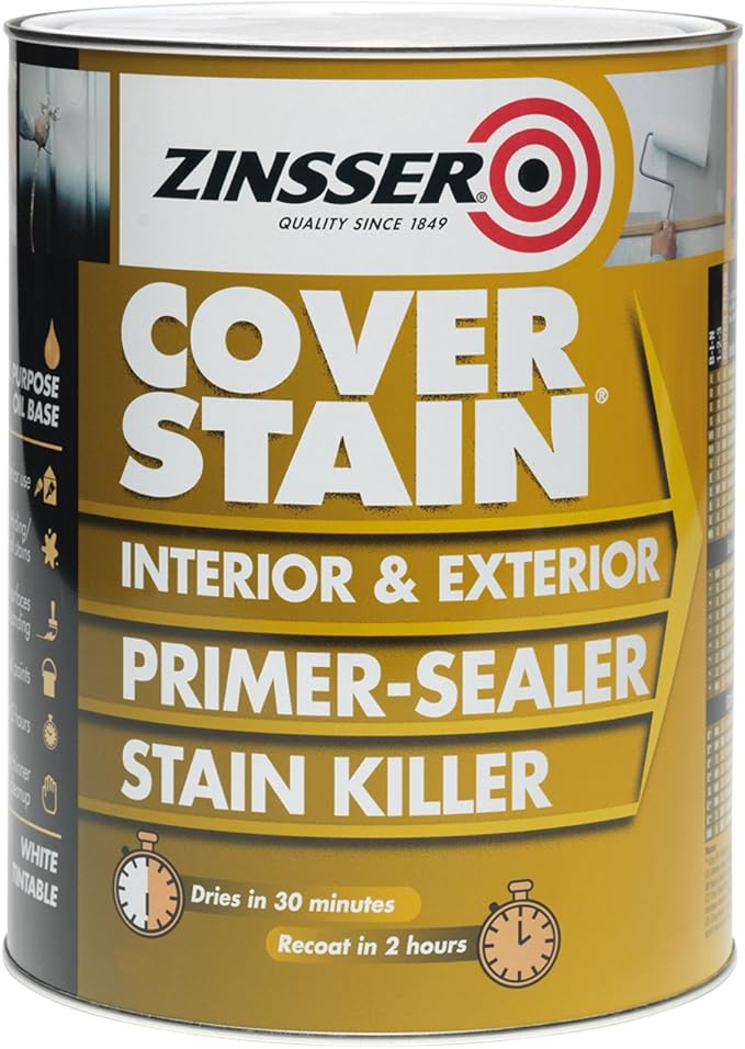 Zinsser ZINCSP500 500 ml Cover Stain Enamel Primer/Finish Paint