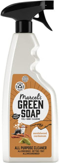 Marcel's Green Soap - All-Purpose Spray Sandalwood & Cardamom - Cleaning Spray - Eco friendly - Vegan - 99% Biodegradable - 500 ML