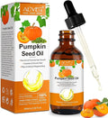 Pumpkin Seed Oil for Hair Growth, Organic Pumpkin Seed Oil, 100% Pure Cold Pressed, Help Growth for Eyebrows, Eyelashes & Dry Damaged Hair, Moisturizing Scalp Skin 60ml