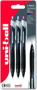 uni-ball Jetstream Sport SXN-150S Ballpoint Gel Pens. Premium 1.0mm Rollerball Tip. Smooth Writing Uni Super Ink Dries Instantly. Does Not Smudge. Pack of 3