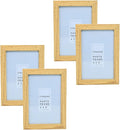 Widdop 4' x 6' - iFrame Set of 4 Photo Frames Oak Finish