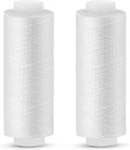 White Thread, 2 Pcs 200 Yards White Sewing Thread, All Purpose Thread for Sewing Machine, Hand Stitching, Embroidery