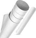 Furniture Stickers Gloss Self Adhesive Vinyl Wrap Sticky Contact Paper Roll for Kitchen Countertop Cupboard Cabinets Wardrobe & Tabletops (White, 60 x 200 cm)