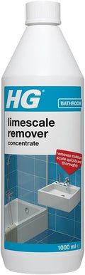 HG Limescale Remover Concentrate - Powerful Bathroom Limescale Cleaner - Multi Surface Descaler for Taps, Toilets, Shower Heads, Baths & Screens - 1L