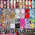 VelvetGlow 3D Nail Charms and Nail Gems, Cute Nail Rhinestones and Charms Y2K for Nails Nesign,Variety Butterfly Bow Moon Star Flower Junk Case Charms Gold Pearls Nail Jewels for Nail Art