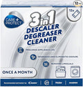 Care+Protect 3 in 1 Washing Machine - Dishwasher Cleaner - Limescale Remover - Degreaser - Hygienic Cleaner - Universal - 12 Sachets for 12 Months Supply
