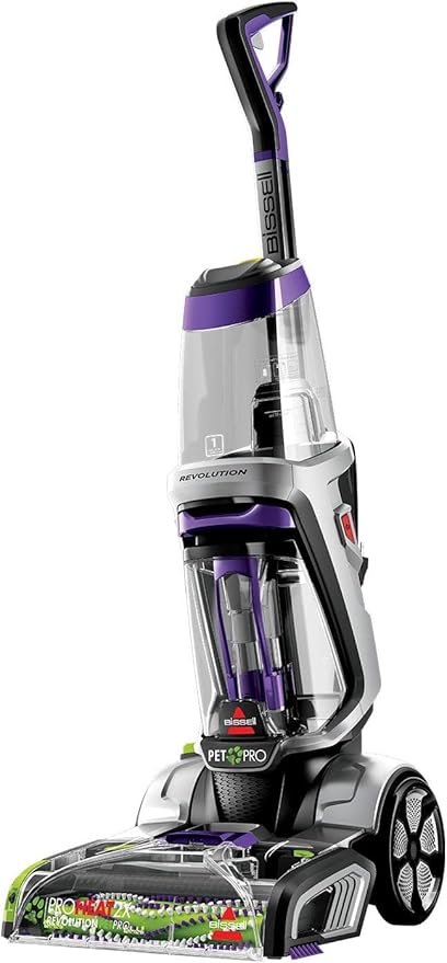 BISSELL ProHeat 2X Revolution Pet Pro, Carpet Cleaner, Carpet Stain Remover Dry in 30 Mins, Upholstery Cleaner with HeatWave Technology, CleanShot Pre-Treater & Pet Hair Removal Tool, 20666