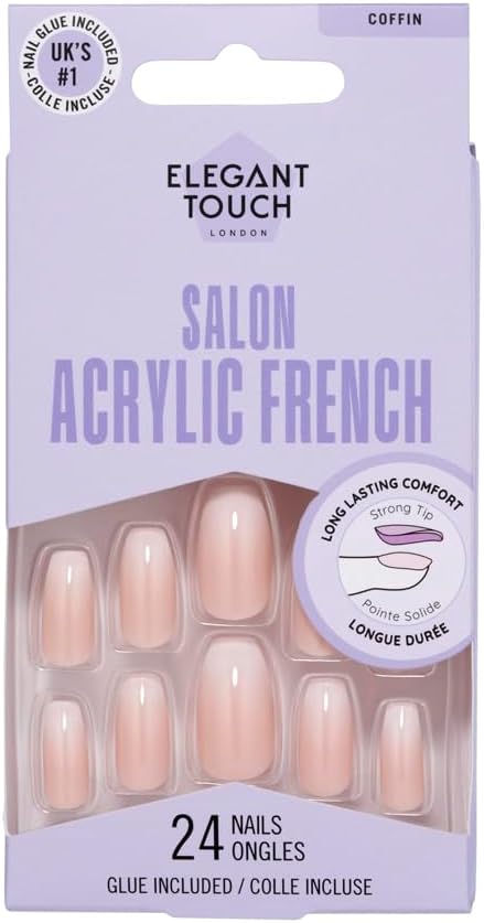 Elegant Touch French Acrylic Nails No. 2