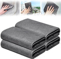 Medium size Magic Cleaning Cloths for Glass 4pcs,Reusable Cleaning Rag Super Soft Premium Streak Free Washable Cloth Duster for Home,Kitchen,Cars Glass Window