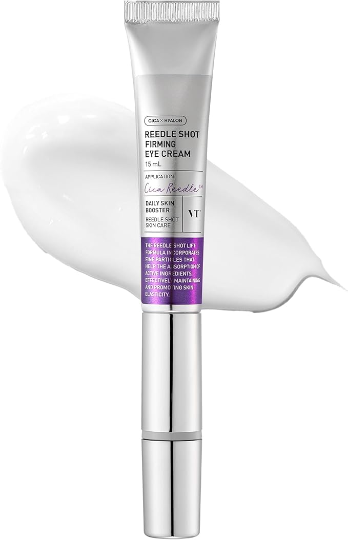 VT COSMETICS Reedle Shot Lifting Eye Cream, Micro-Reedle Firming Formula to Help Improve Skin Smoothness and Elasticity, 15ml