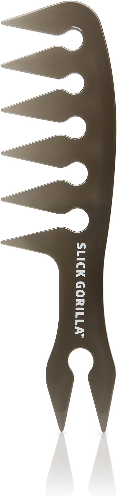 Slick Gorilla Texture Comb, Carbon Wide Tooth Comb for Men, Women, Men’s Hair Styling Products for Straight, Wavy, Curly Hair