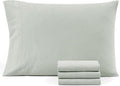 Casa Platino Pillow Cases 4 Pack - 50x75 cm Standard Size - Pre-Washed Brushed Microfiber with Envelope Closure – Soft and Wrinkle-Free - Mineral