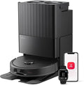 roborock Qrevo Series Robot Vacuum Cleaner with Mop, 10,000Pa Suction, Upgraded from Qrevo S, Dual Anti-Tangle Brushes, Smart Obstacle Avoidance, Auto Mop Washing&Drying, All-in-One Dock,Black(QV 35S)
