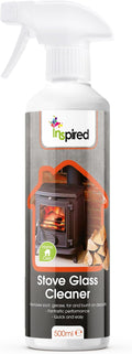 Inspired Stove Glass Cleaner, Dissolves Soot, Grease & Tar, Suitable for Fireplaces & Hearths, Removes Residue Effectively - 500 ml
