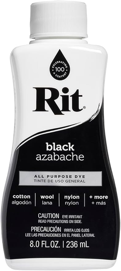 Nakoma Rit Liquid Dye,Black 8 oz