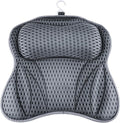 Bath Cushion, Shodiffy Bath Cushion 4D Mesh Headrest with 6 Non-Slip Suction Cups Can Support Head, Neck, Back, for Bathtub, Home Spa