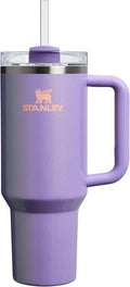 Stanley Quencher H2.0 Flowstate Tumbler 1.2L - Cold For 11 Hours - Iced For 48 Hours - Metal Water Bottle With Straw, Handle And Lid - Dishwasher Safe - Travel Mug For Cold Drinks - Periwinkle Shimmer
