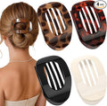 Flat Hairs Claw Clip, Duckbill Hair Clips for Women, Non-Slip Strong Hold, Deep Matte Earthy Multicolor Large Claws Clip for Thick Thin Curly Long