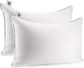 Velistra Luxury Hotel Pillows, Adjustable Ultra Soft Microfibre Fill, Hypoallergenic, 2 Pack, Standard Size (50x75cm)