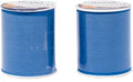 Korbond 320m Sewing Thread– 2 x 160m Spools - Blue Polyester – Hand and Machine Sewing