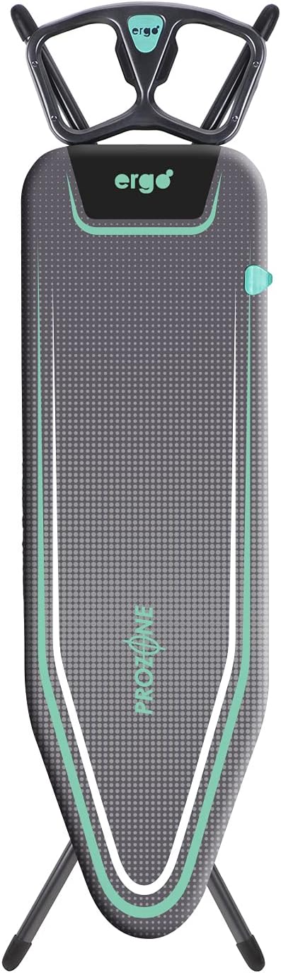 Minky Ergo Mint Prozone Ironing Board, Black, 122 x 38cm [Amazon Exclusive]