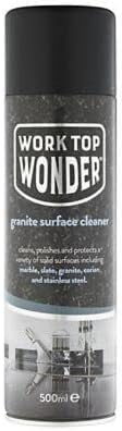 lakeland Worktop Wonder Hard Surface Cleaner 500ml – For Granite Marble Stone & Stainless Steel