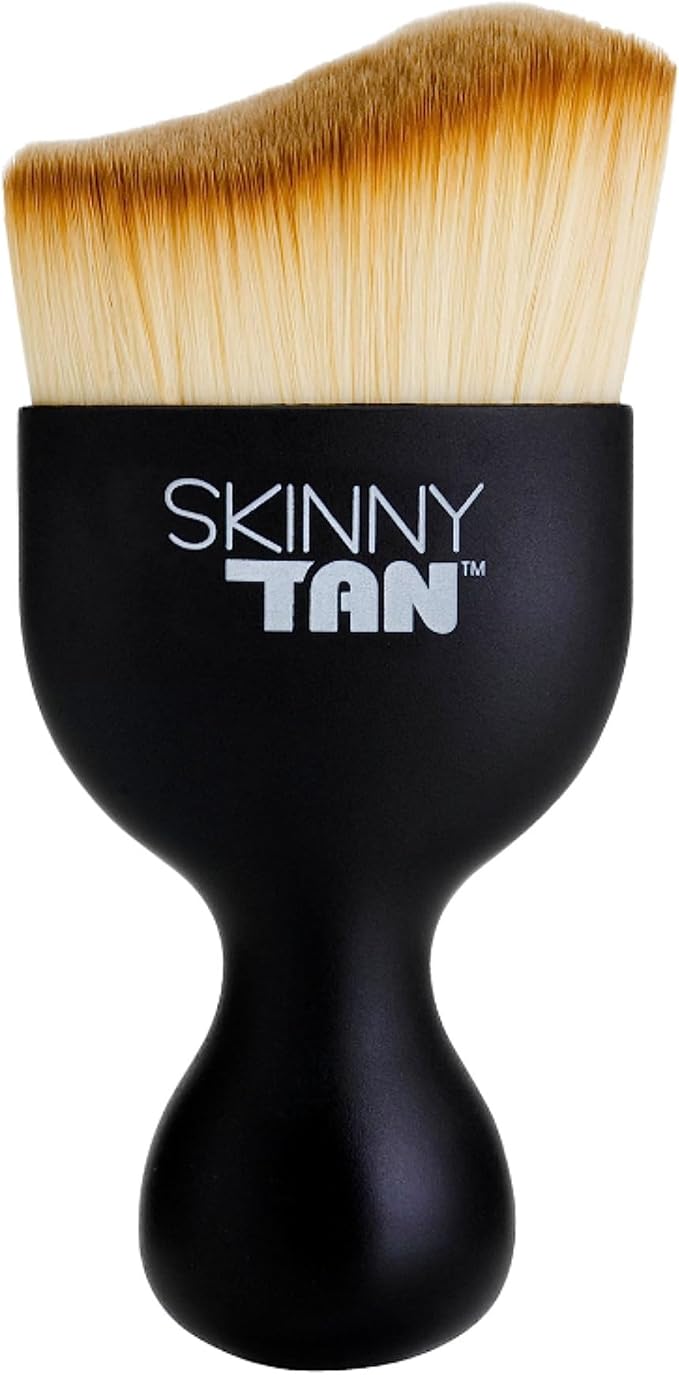 Skinny Tan Miracle Brush - Body Buffing Brush for Self Tanning Hands, Feet & Face - For Natural Streak-Free Fake Tan