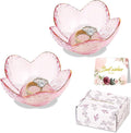 Gifts For Women Trinket Dish Unique Birthday New Home Gifts For Women Her Jewellery Tray Cute Room Decor Aesthetic Bedroom Accessories Ring Dish Holders Small Friendship Christmas Gifts Pink (2 pcs)