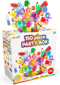 abeec 150 Piece Party Box Lucky Dip Box | Massive Toy Bundle of Mini Party Bag Fillers | Kids 3 + | Perfect for Birthdays, Classroom Rewards, Favours & Lucky Dip Prizes