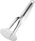 Potato Masher,Professional Stainless Steel 18-8 Potato Masher,Garlic Press,Cooking and Kitchen Gadget.