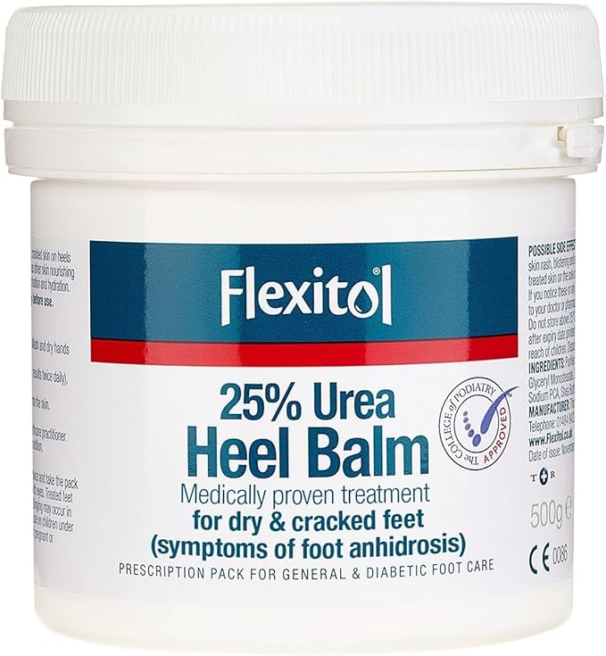 Flexitol Heel Balm 500g - Intense Moisturizer for Dry, Cracked Heels