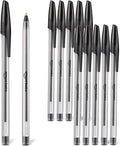 Amazon Basics Ballpoint Pens, 1.0mm, Black, 12 Pack