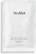 Medik8 Ultimate Recover Bio-Cellulose Mask - Hydrating Mineral Sheet Mask (x 6 sheet masks) - Visibly Restore Dry, Irritated or Post-Treatment Skin