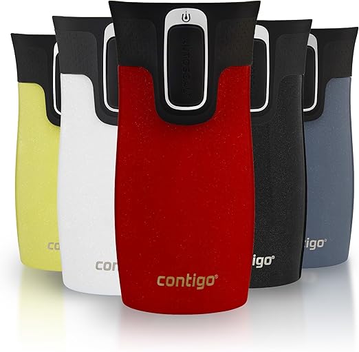 Contigo West Loop Mini Autoseal Travel Mug | Stainless Steel Thermal Mug | Vacuum Flask | Leakproof Tumbler | Coffee to go Mug with BPA Free Easy-Clean Lid | 300 ml