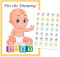 Pin The Dummy On The Baby Game for 35 Players - A Joyful Baby Shower Activity