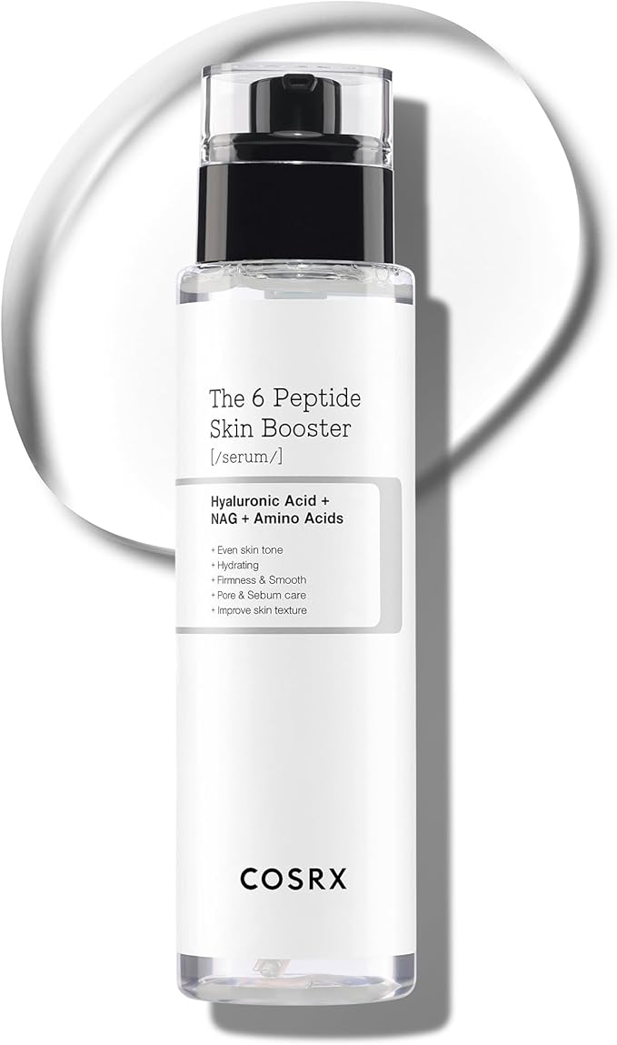 COSRX 6 Peptide Collagen Serum Face Toner with Niacinamide & Hyaluronic Acid, Hydrating & Firming Korean Essence, Anti-Wrinkle & Pore-Tightening Serum For Plump & Even Skin Tone, Korean Skincare 150ml