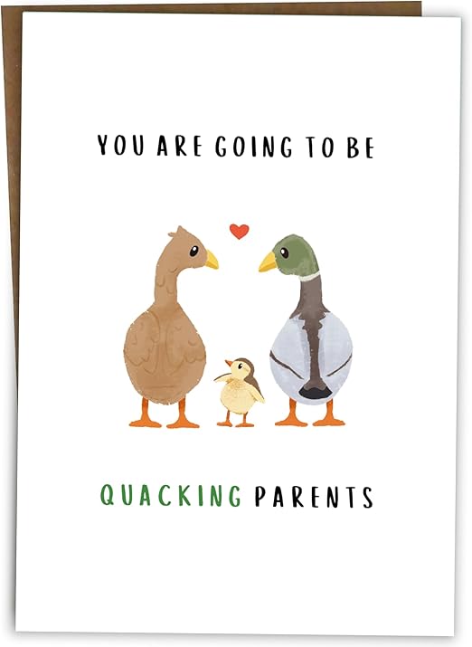 BYANIKA Pregnancy Congratulations Card | Ideal for Baby Shower, New Parents, Expecting Parent To Be, New Baby Arrival, Expectant Mum To Be, Pregnant Mother & On The Birth Of Your Newborn Boy or Girl
